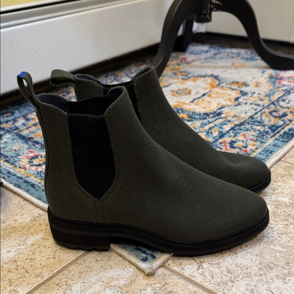 Rothy's Shoes - Rothy's Olive Green Knit The Lug Boots Sz 7
